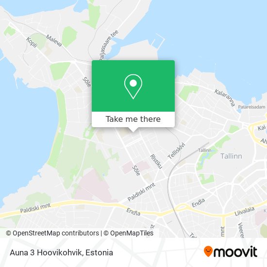 Auna 3 Hoovikohvik map