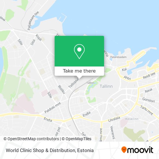World Clinic Shop & Distribution map