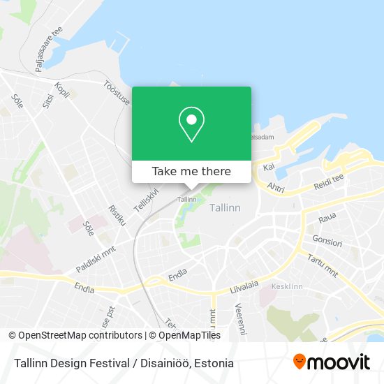 Tallinn Design Festival / Disainiöö map
