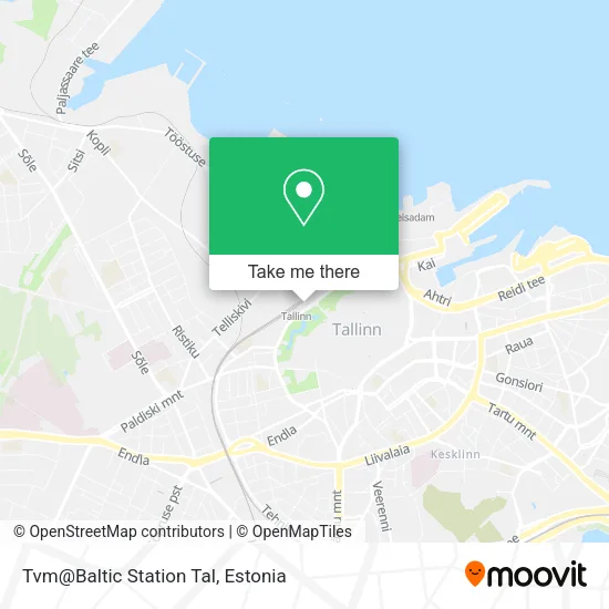 Tvm@Baltic Station Tal map