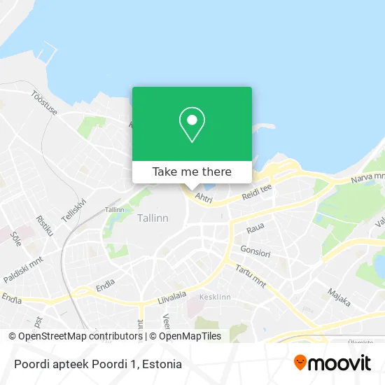 Карта Poordi apteek Poordi 1
