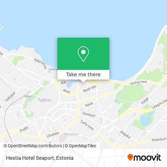 Hestia Hotel Seaport map