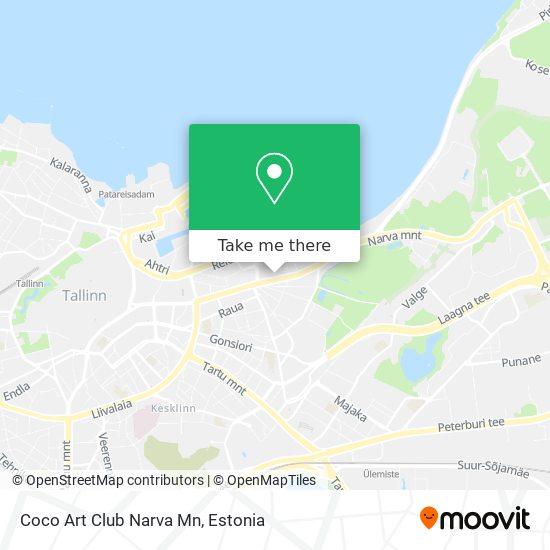 Coco Art Club Narva Mn map