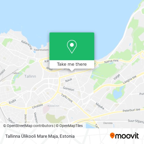 Tallinna Ülikooli Mare Maja map