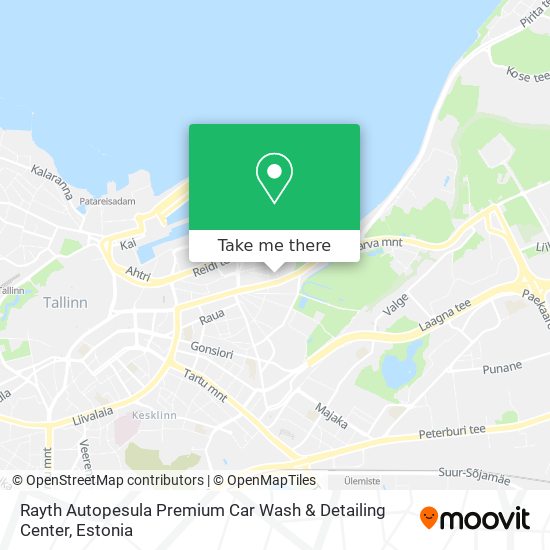 Карта Rayth Autopesula Premium Car Wash & Detailing Center