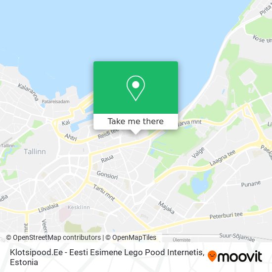 Карта Klotsipood.Ee - Eesti Esimene Lego Pood Internetis