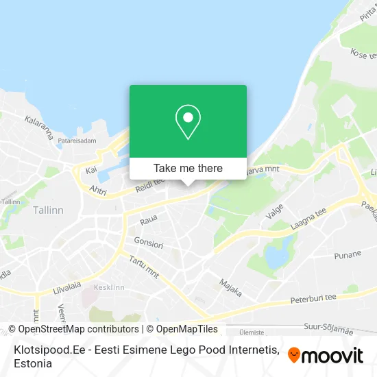 Klotsipood.Ee - Eesti Esimene Lego Pood Internetis map