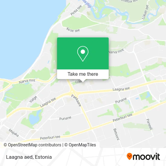 Карта Laagna aed
