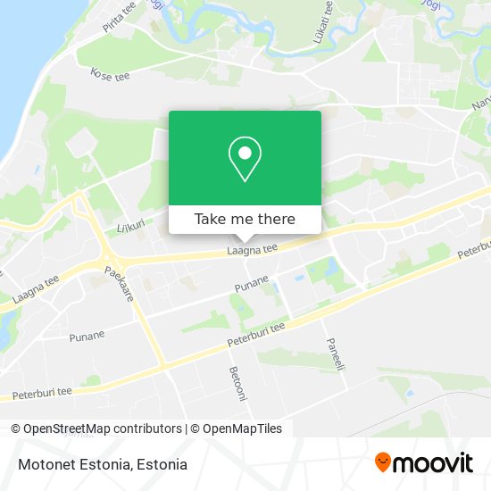 Motonet Estonia map