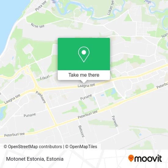 Карта Motonet Estonia