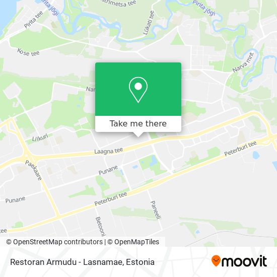 Карта Restoran Armudu - Lasnamae