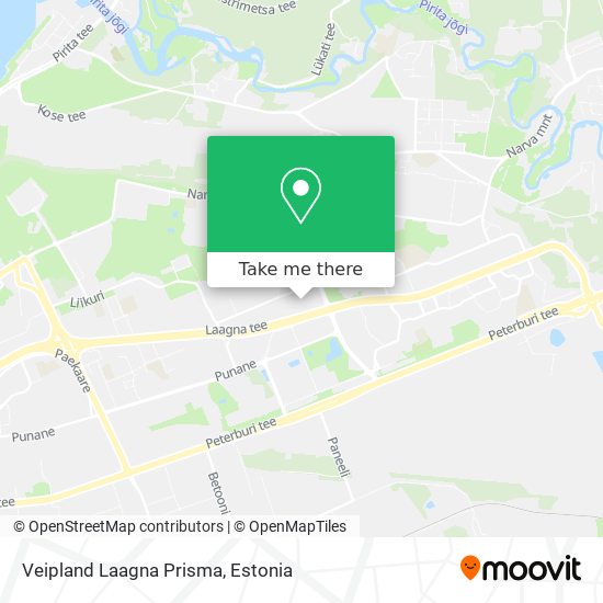 Veipland Laagna Prisma map