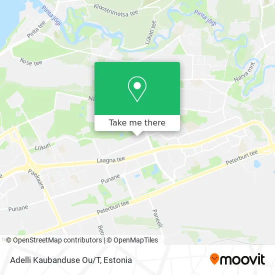 Карта Adelli Kaubanduse Ou/T