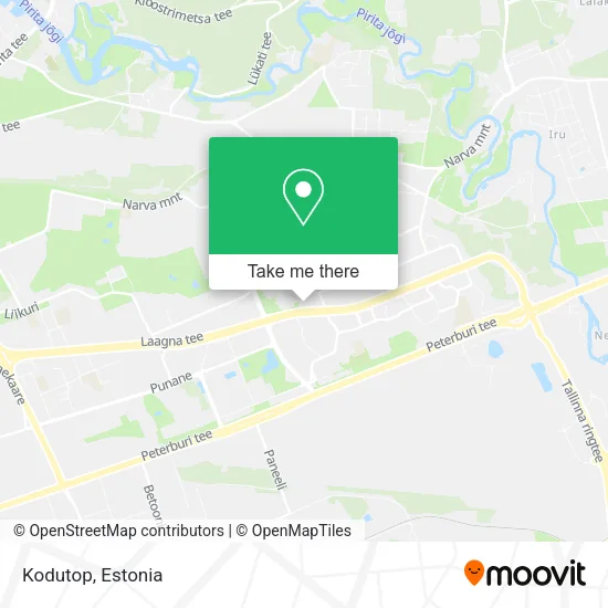 Карта Kodutop