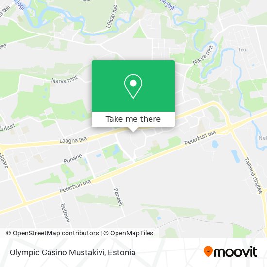 Карта Olympic Casino Mustakivi