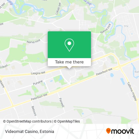 Videomat Casino map