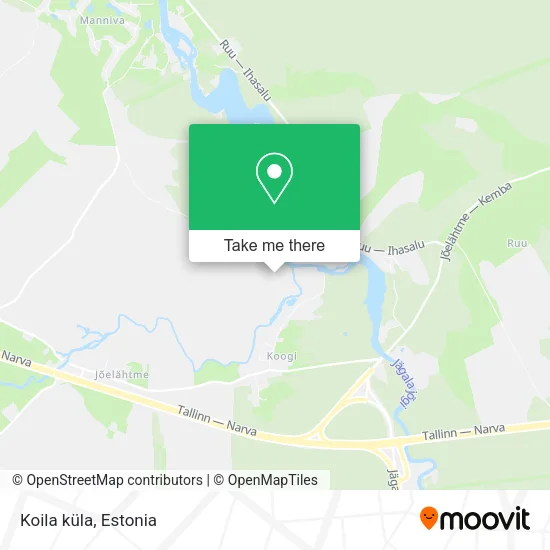 Koila küla map