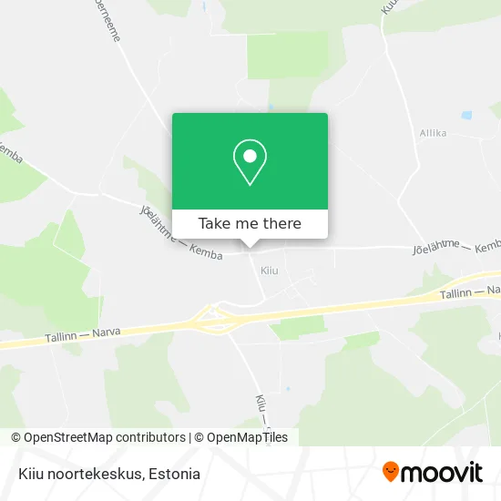 Kiiu noortekeskus map