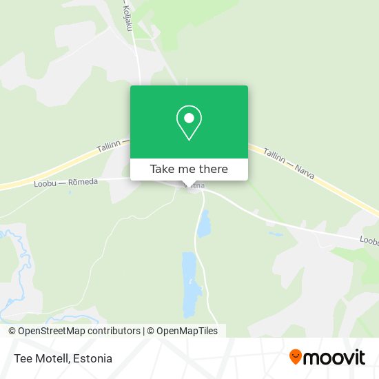 Tee Motell map