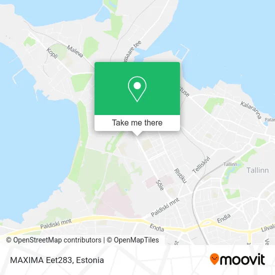 MAXIMA Eet283 map