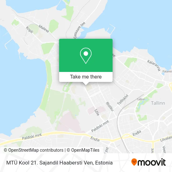 MTÜ Kool 21. Sajandil Haabersti Ven map