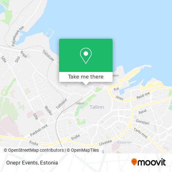 Onepr Events map
