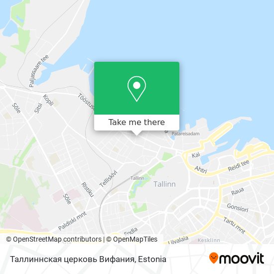 Таллиннская церковь Вифания map