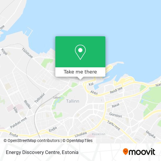 Energy Discovery Centre map