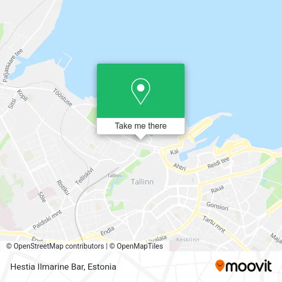 Карта Hestia Ilmarine Bar
