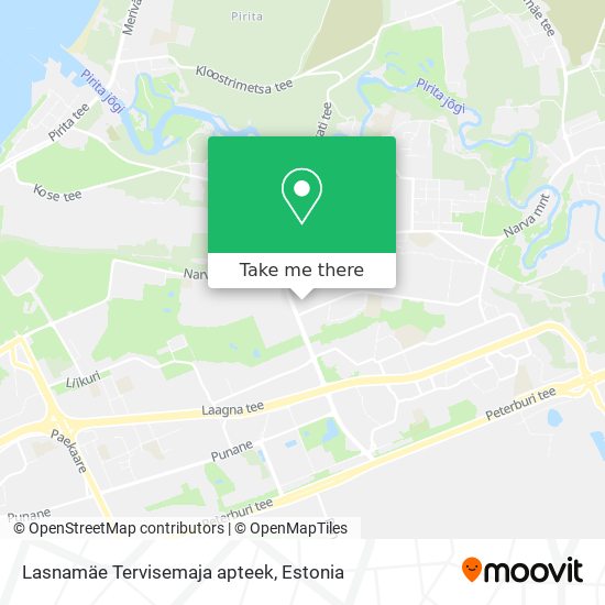 Lasnamäe Tervisemaja apteek map