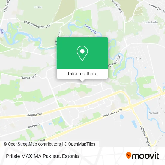 Карта Priisle MAXIMA Pakiaut