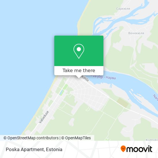 Poska Apartment map