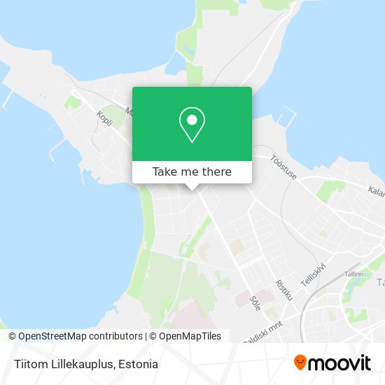 Карта Tiitom Lillekauplus