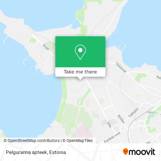 Карта Pelguranna apteek