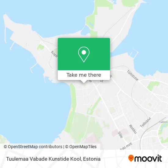 Карта Tuulemaa Vabade Kunstide Kool
