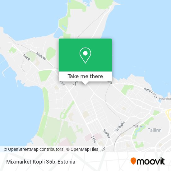 Карта Mixmarket Kopli 35b