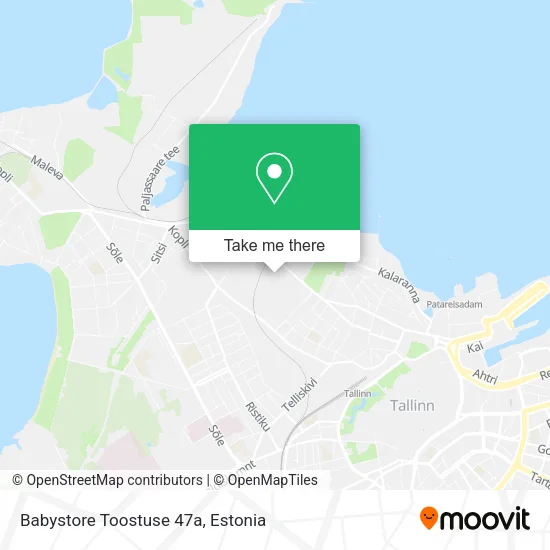 Babystore Toostuse 47a map