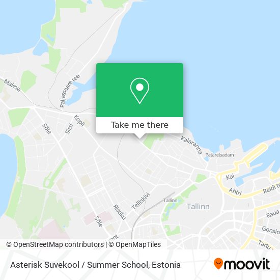 Карта Asterisk Suvekool / Summer School