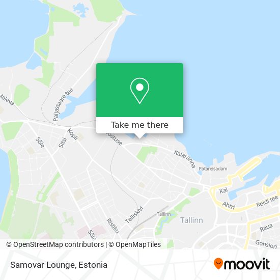 Samovar Lounge map