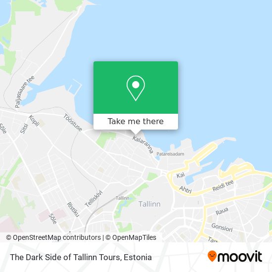 The Dark Side of Tallinn Tours map