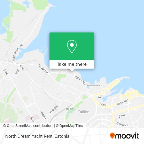 North Dream Yacht Rent map