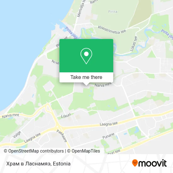 Карта Храм в Ласнамяэ