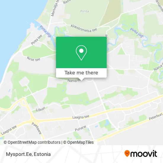Карта Mysport.Ee