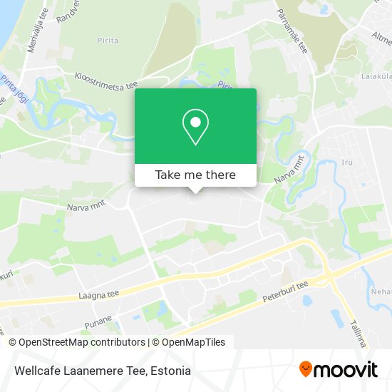 Wellcafe Laanemere Tee map