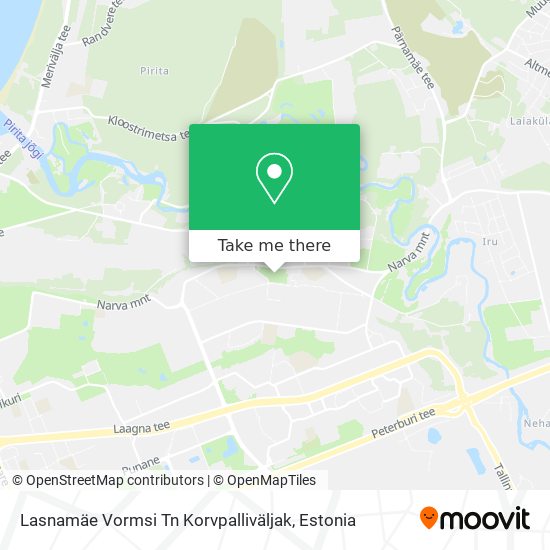 Lasnamäe Vormsi Tn Korvpalliväljak map