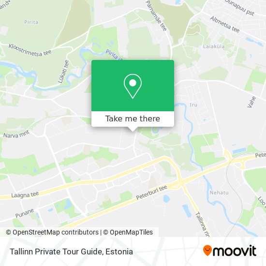 Tallinn Private Tour Guide map