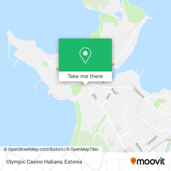 Olympic Casino Habana map