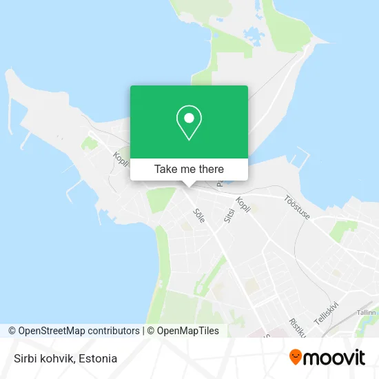 Карта Sirbi kohvik