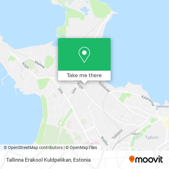 Tallinna Erakool Kuldpelikan map