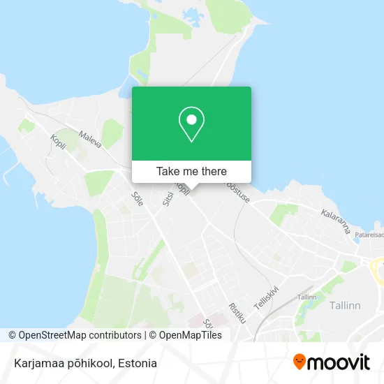 Карта Karjamaa põhikool